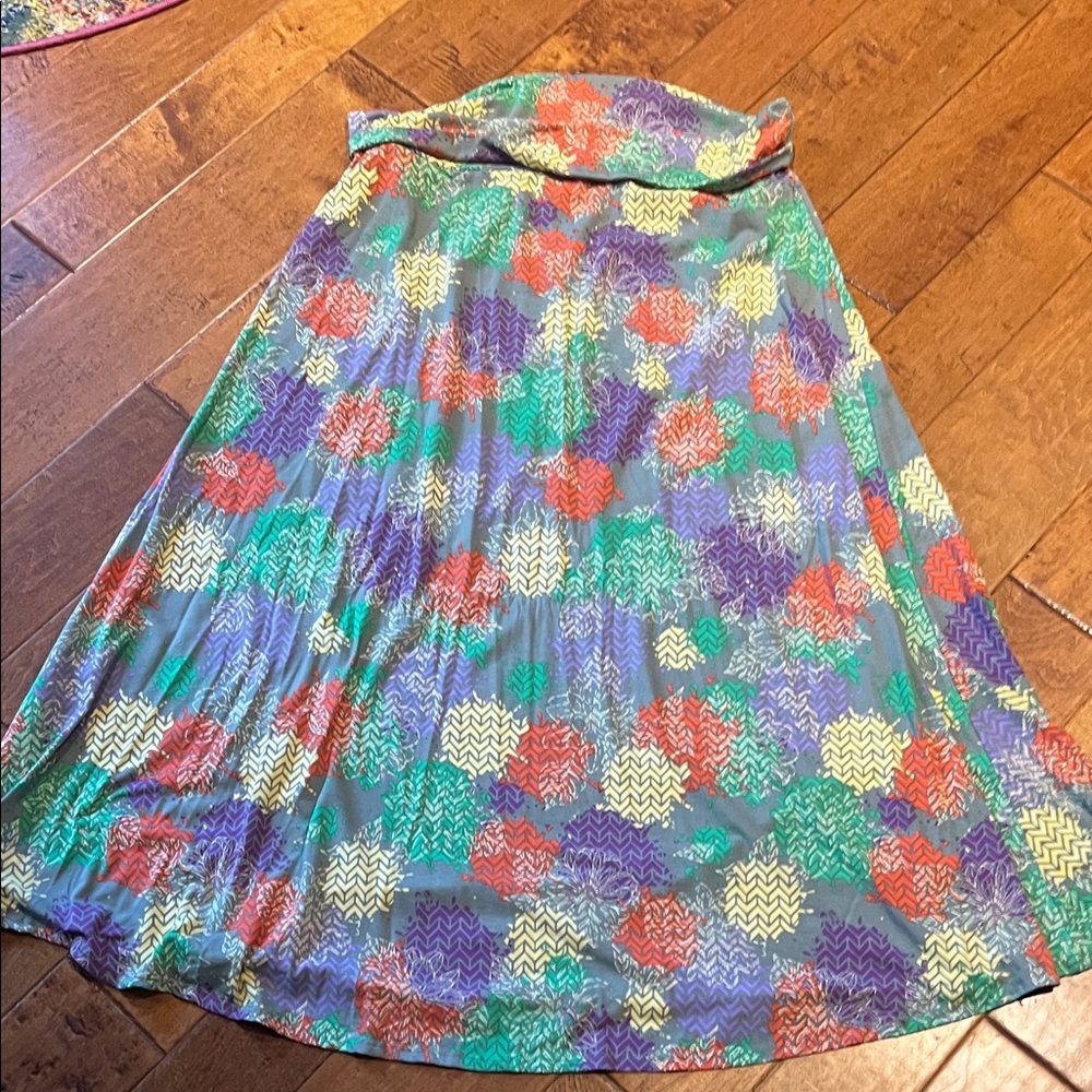 LuLaRoe Multicolor A-Line Skirt